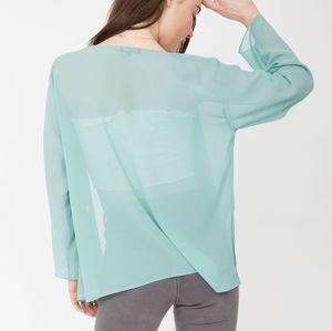 Mint sheer cardigan